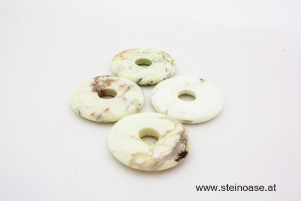 Donut Zitronen Chrysopras 30mm